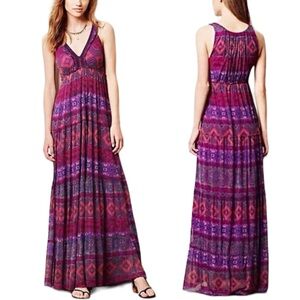 ANTROPOLOGIE Weston Wear Rubus Maxi Dress. Size Small